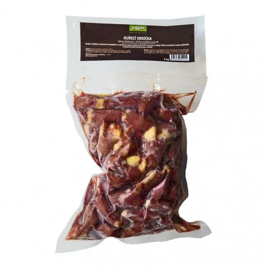 1 kg Yoggies BARF Kippenhartjes