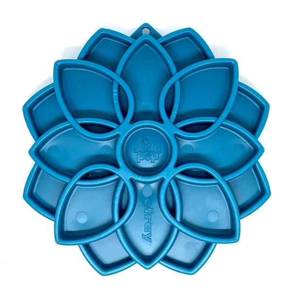 SodaPup Mandala, sensorische kom van nylon – blauw