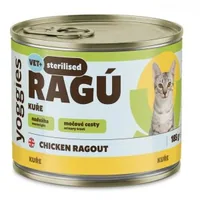 Yoggies RAGÚ voor gecastreerde katten, kip monoproteïne 185g — afbeelding 2