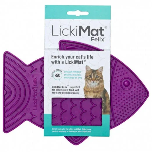 LickiMat Felix Cat likmat, paars
