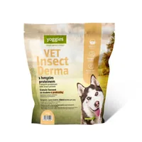 Yoggies VET Insect Derma met insectenproteïne, koudgeperste brokken met probiotica