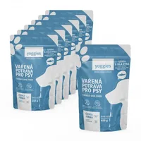 6+1 gratis (7x650 g) Yoggies gekookt hondenvoer – zalm en witvis met chiazaad