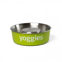 Anti-schrokkom 23cm ZONDER "Gezondheid begint in de kom" met Yoggies-logo