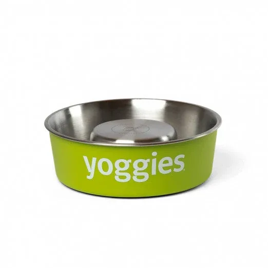 Anti-schrokkom 23cm ZONDER "Gezondheid begint in de kom" met Yoggies-logo