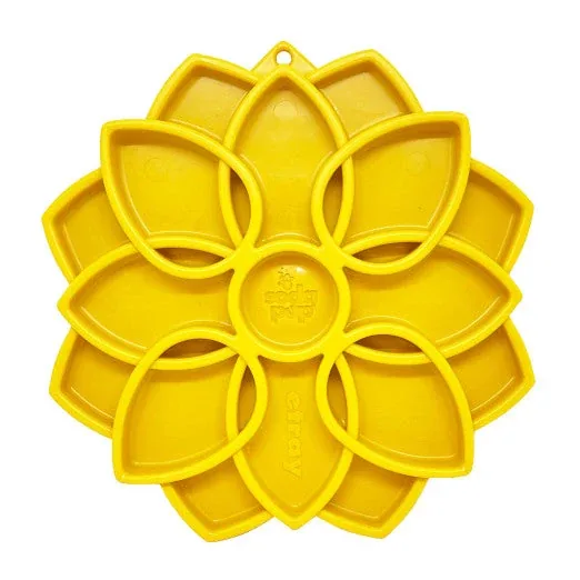 SodaPup Mandala, sensorische kom van nylon - geel