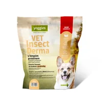 Yoggies VET Insect Derma met insectenproteïne, koudgeperste MINIbrokken met probiotica