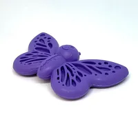 SodaPup nylon vlinder, kauwspeeltje - paars — afbeelding 3