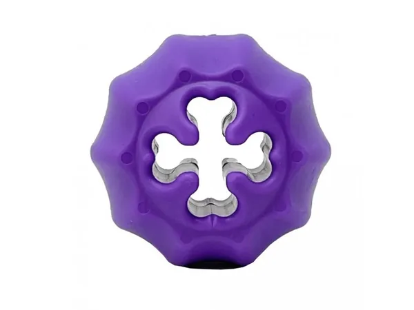SodaPup Crossbones voor snacks en kauwen, Original M - paars