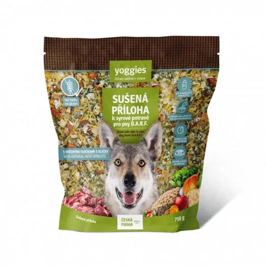 750 g Yoggies gedroogd bijgerecht met havervlokken bij rauwe voeding B.A.R.F.