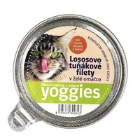 11+1 85 g Yoggies kuipje voor katten met zalm en tonijn in heerlijke geleisaus — afbeelding 3