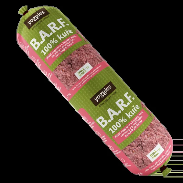 Yoggies B.A.R.F. 100% kip met probiotica - 700 g en 1300 g