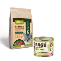 5 kg Yoggies Cat "Basic" brokken voor katten, koudgeperst met probiotica + CADEAU