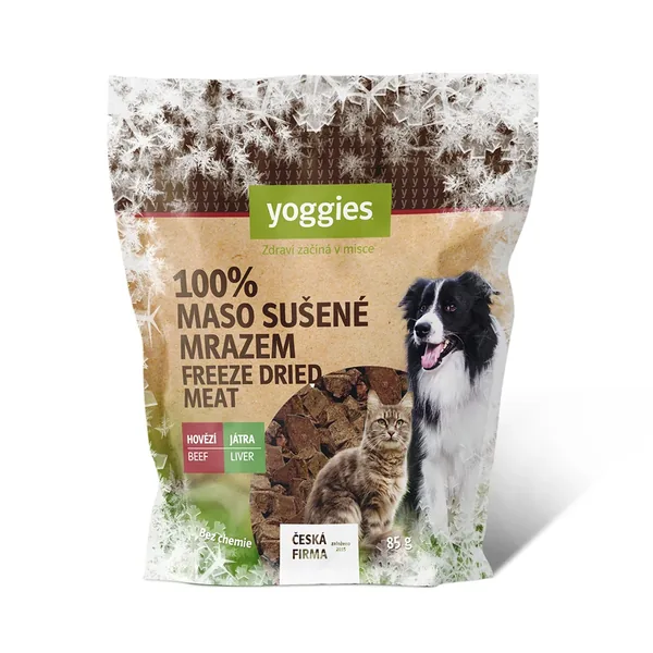 Yoggies gevriesdroogde runderlever (gelyofiliseerd) 85 g