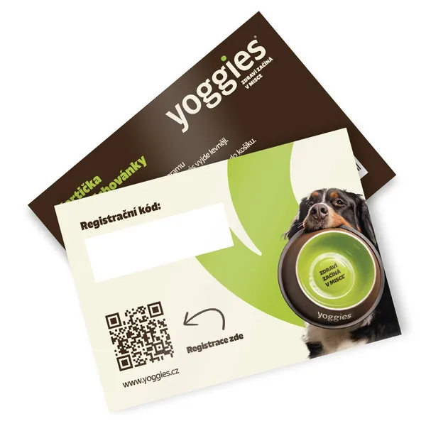 Kaartje voor de pups