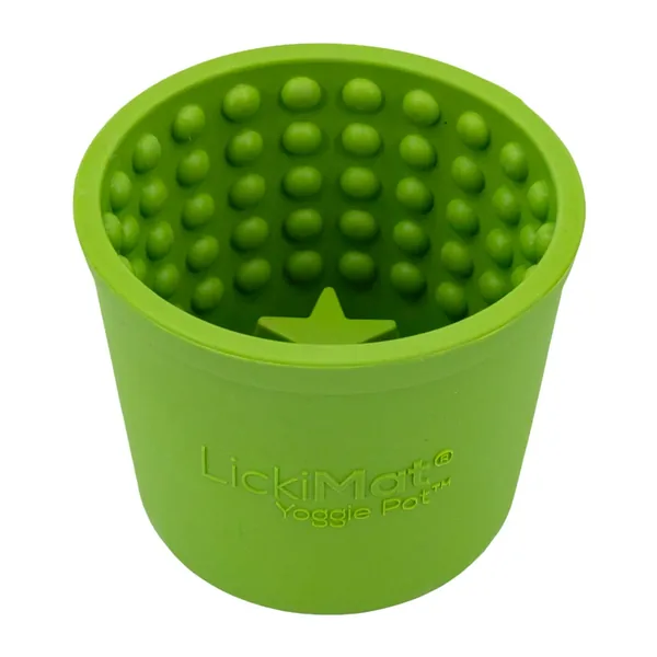LickiMat likkom Yoggie Pot Green