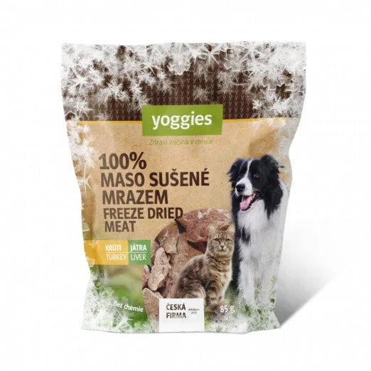 Yoggies gevriesdroogde kalkoenlever (gelyofiliseerd) 85 g
