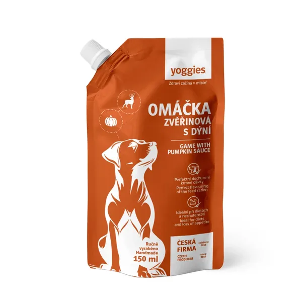 150 ml Yoggies wildsaus met pompoen
