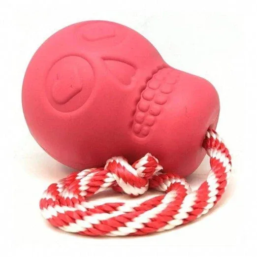 SodaPup Schedel met trektouw - roze