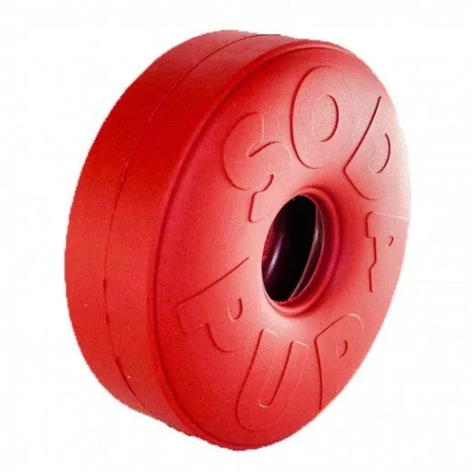 SodaPup Life Saver vulspeeltje - rood 10,8 cm x 3,8 cm
