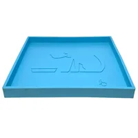 SodaPup Hold'em - Onderlegger voor kommen met zuignappen, blauw