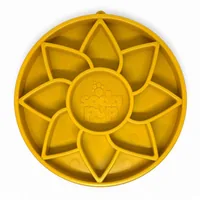 SodaPup sensorische kom - Zonnebloem, geel