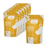 6+1 gratis (7x650 g) Yoggies gekookt hondenvoer – kalkoenvlees met boekweit