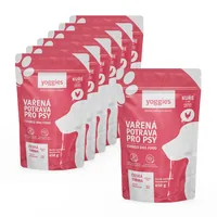 6+1 gratis (7x650 g) Yoggies gekookt hondenvoer – kip met rijst