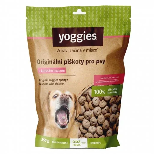 Yoggies glutenvrije biscuitjes met kippenvlees 150 g