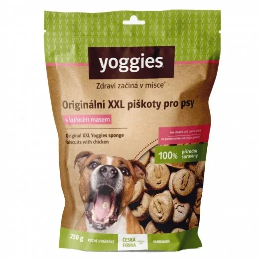 Yoggies XXL glutenvrije biscuitjes met kippenvlees 250 g