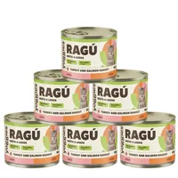 Yoggies RAGÚ voor katten, kalkoen en zalm 6 x 185 g - voordeelverpakking