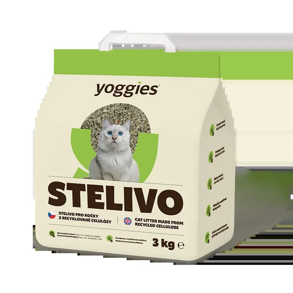 Yoggies ecologische kattenbakvulling 3 kg